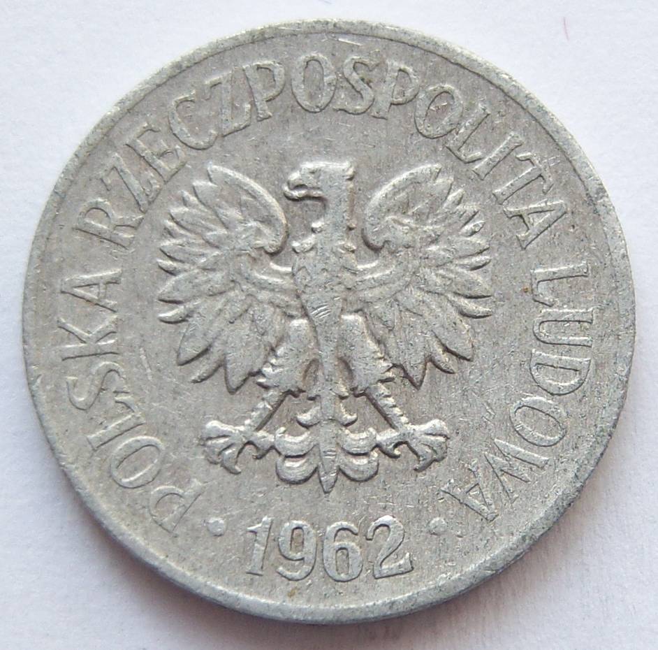  Polen 20 Groszy 1962 Alu   