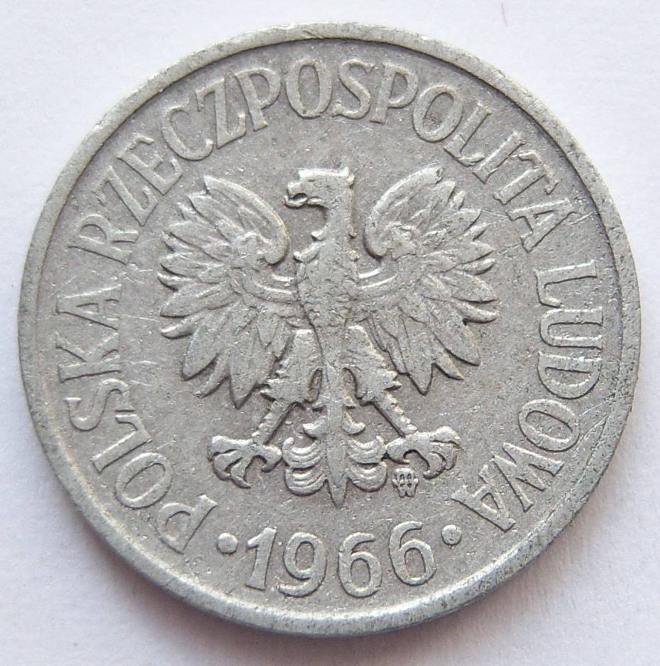  Polen 20 Groszy 1966 Alu   