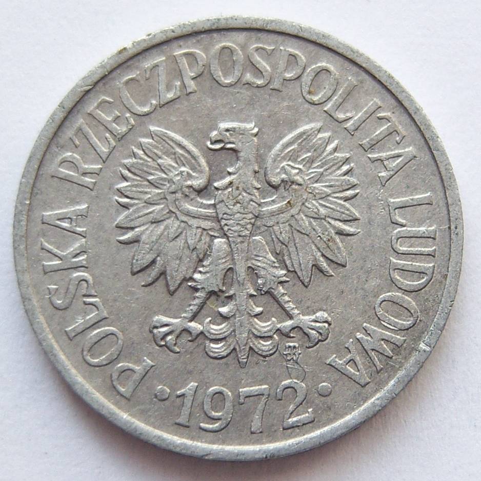  Polen 20 Groszy 1972 Alu   