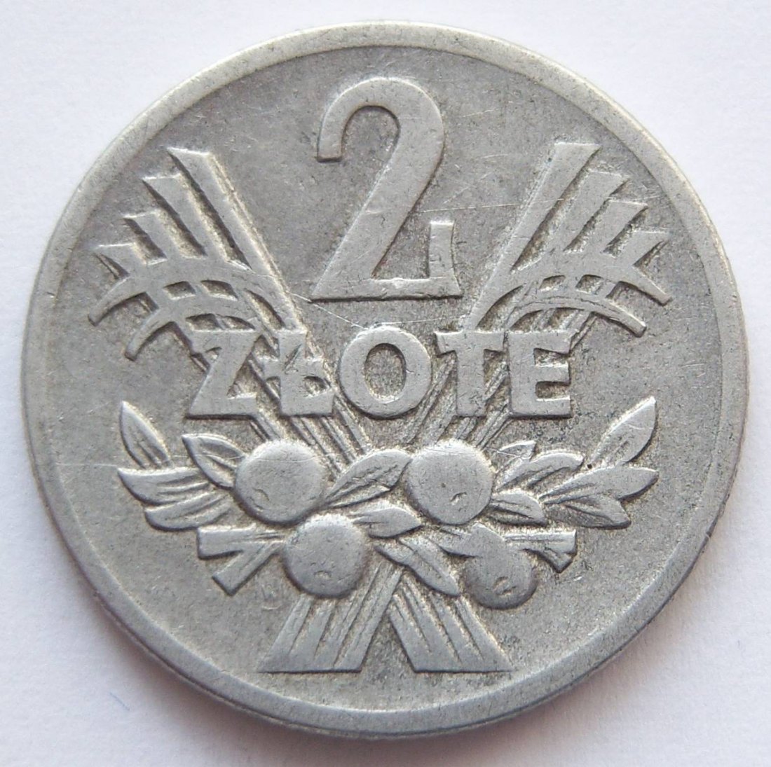  Polen 2 Zlote 1958 Alu   