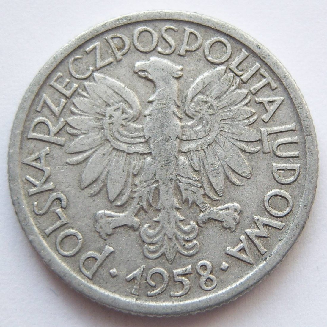  Polen 2 Zlote 1958 Alu   