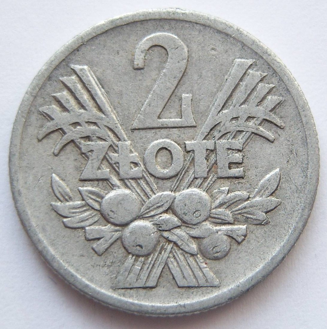  Polen 2 Zlote 1958 Alu   