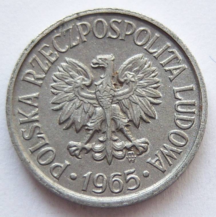  Polen 5 Groszy 1965 Alu   