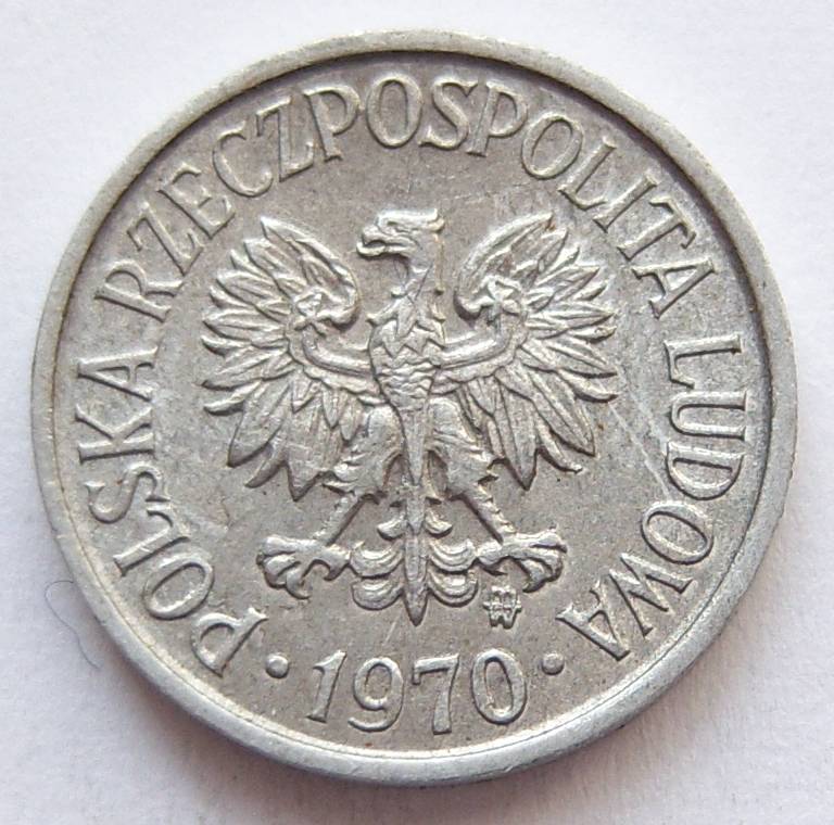  Polen 5 Groszy 1970 Alu   