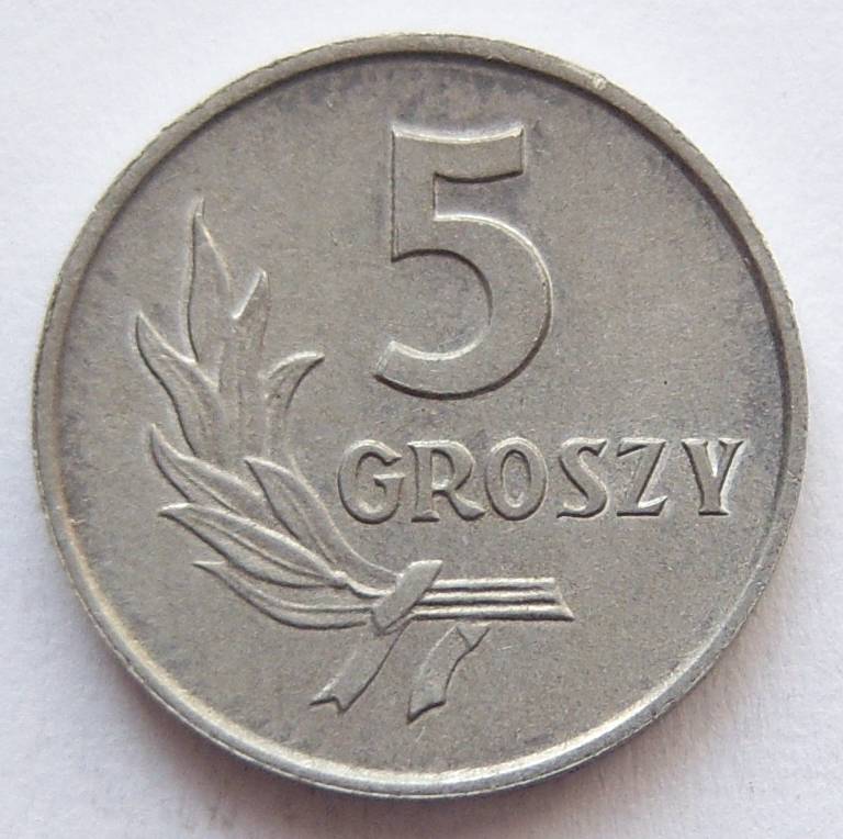  Polen 5 Groszy 1970 Alu   