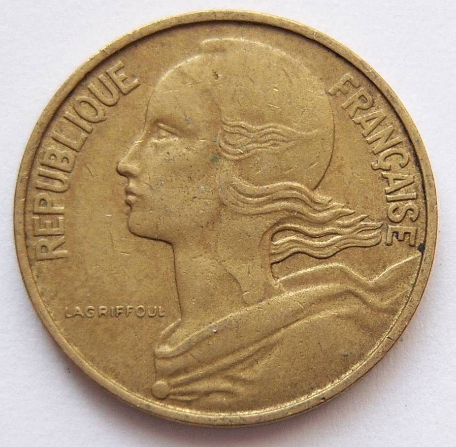  Frankreich 10 Centimes 1962   