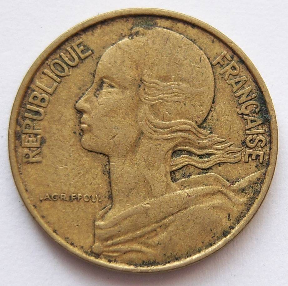  Frankreich 10 Centimes 1965   