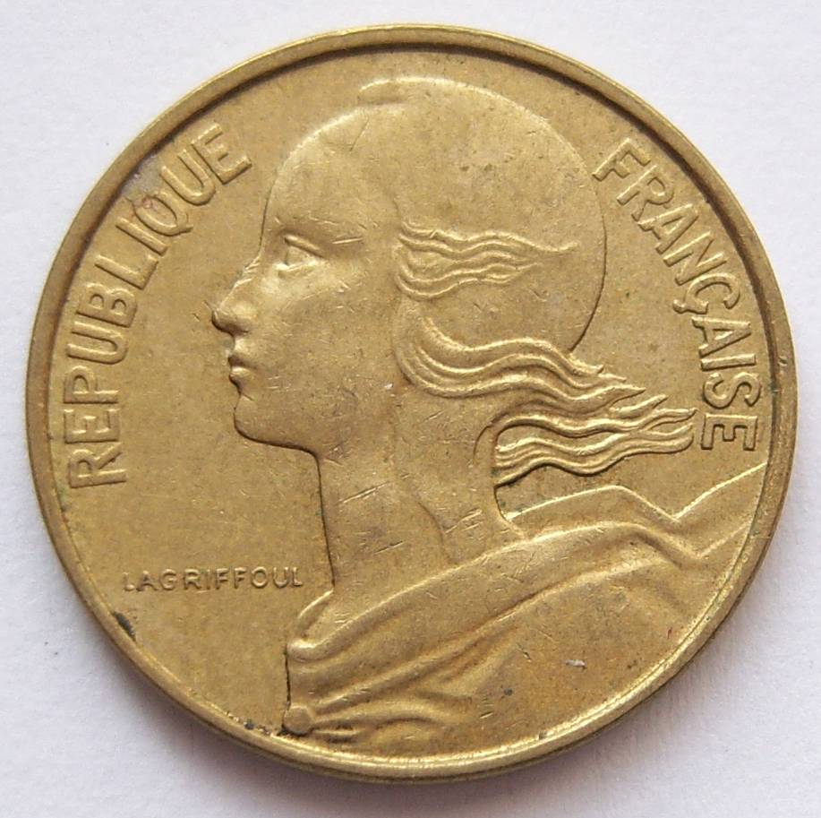  Frankreich 10 Centimes 1965   