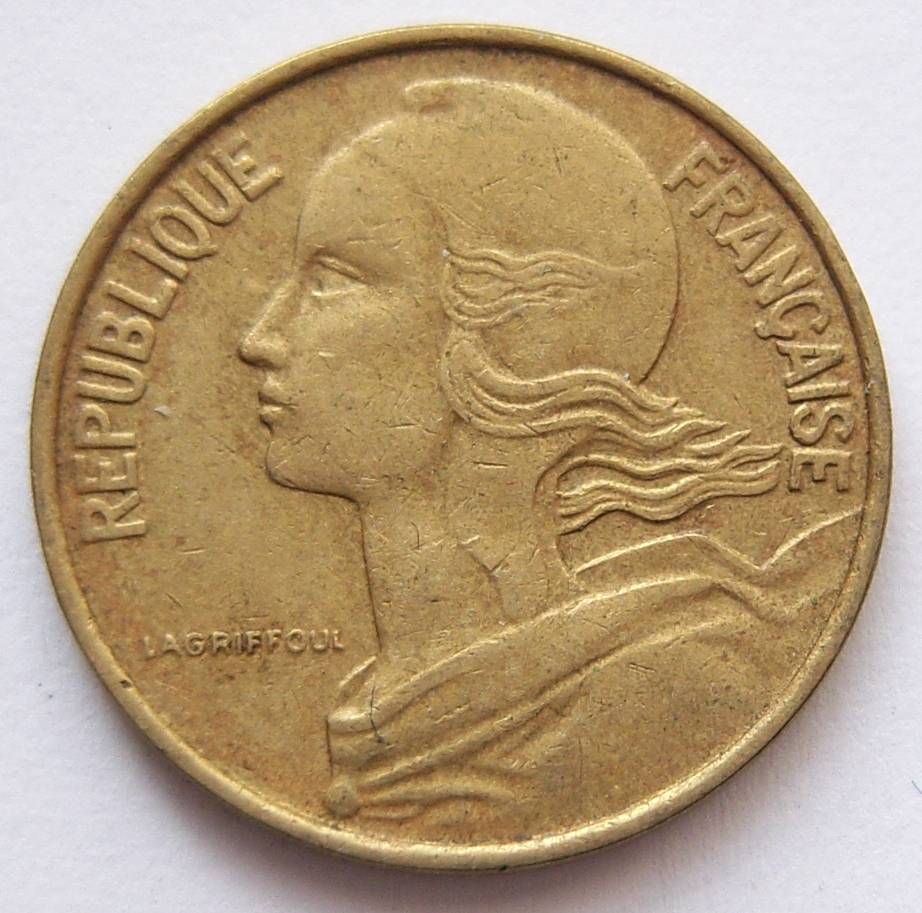  Frankreich 10 Centimes 1965   