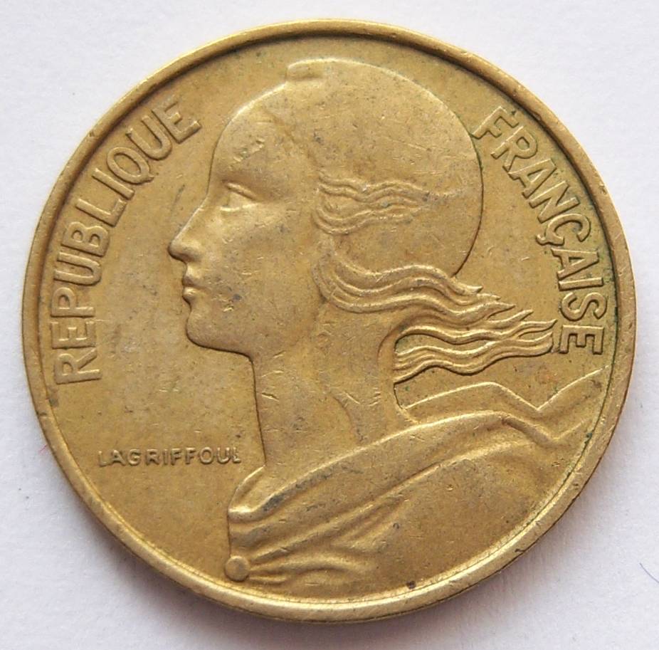  Frankreich 10 Centimes 1971   