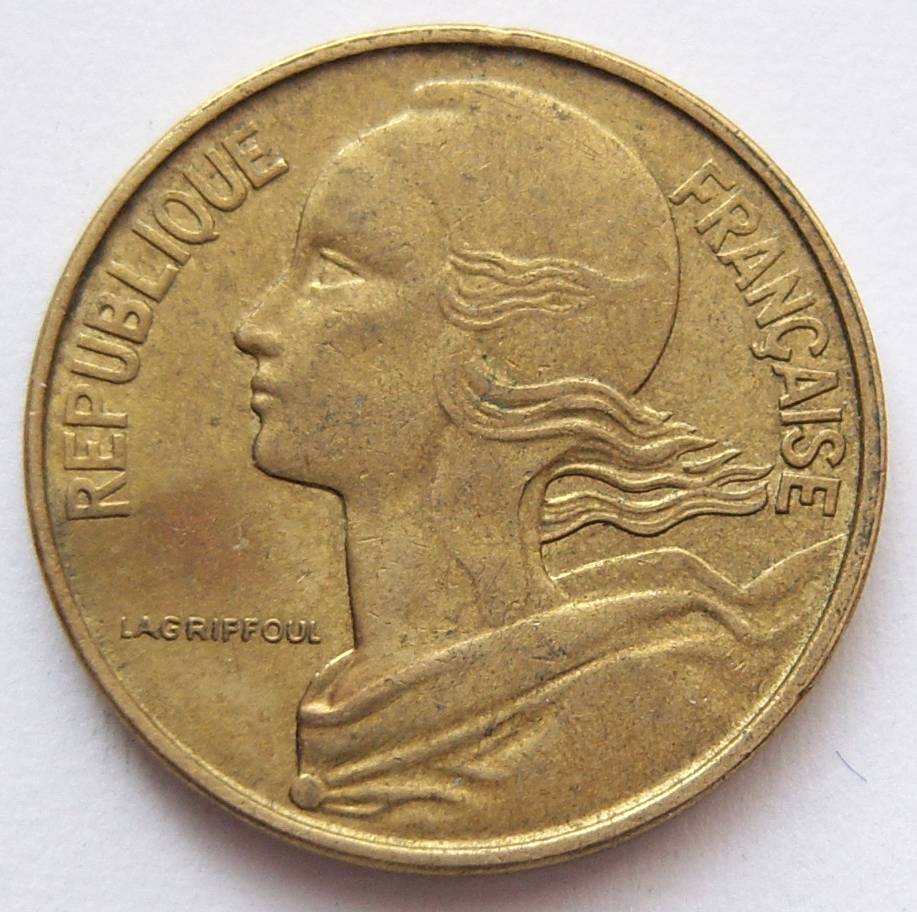  Frankreich 10 Centimes 1971   