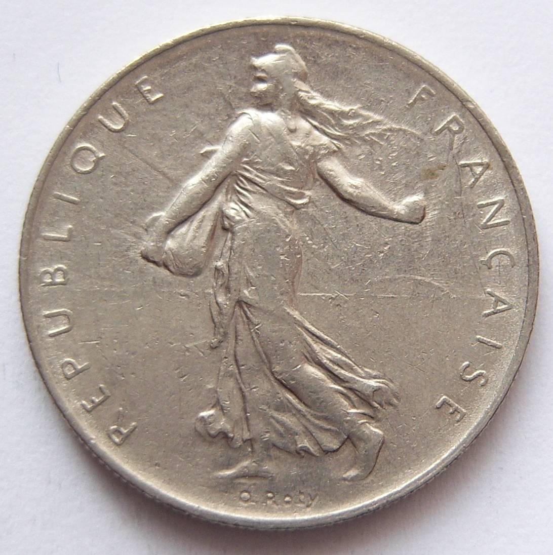  Frankreich 1 Franc 1966   