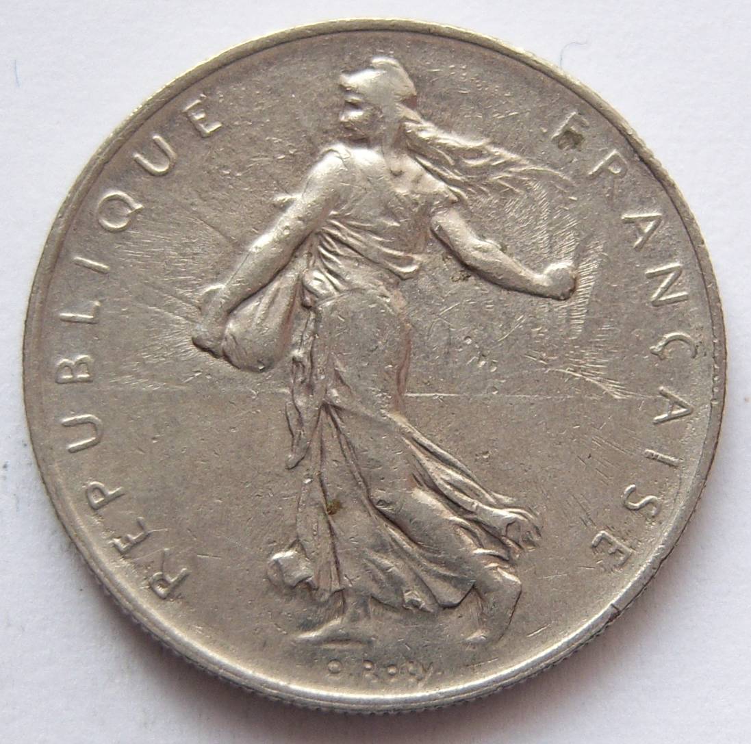  Frankreich 1 Franc 1970   