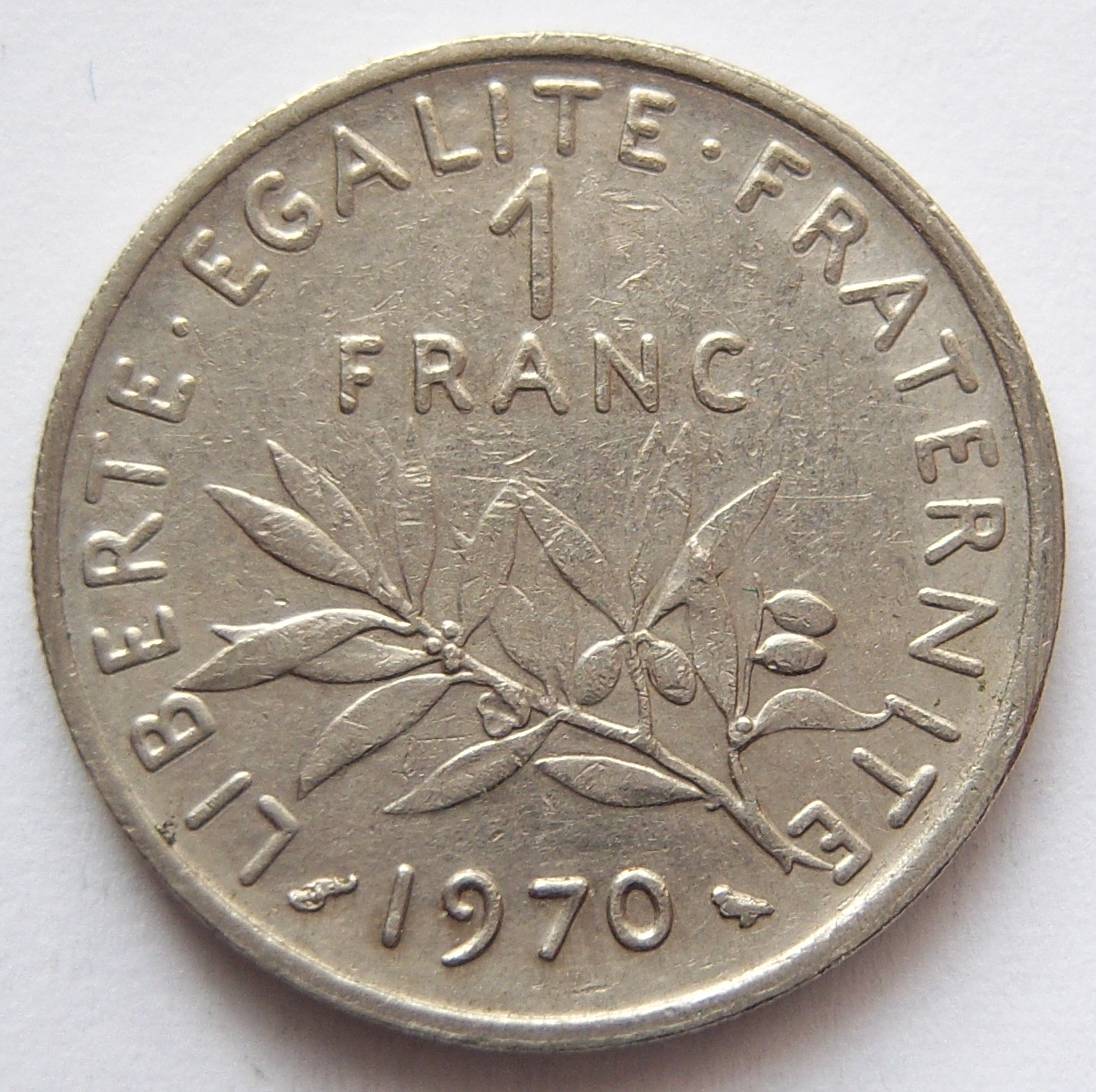  Frankreich 1 Franc 1970   