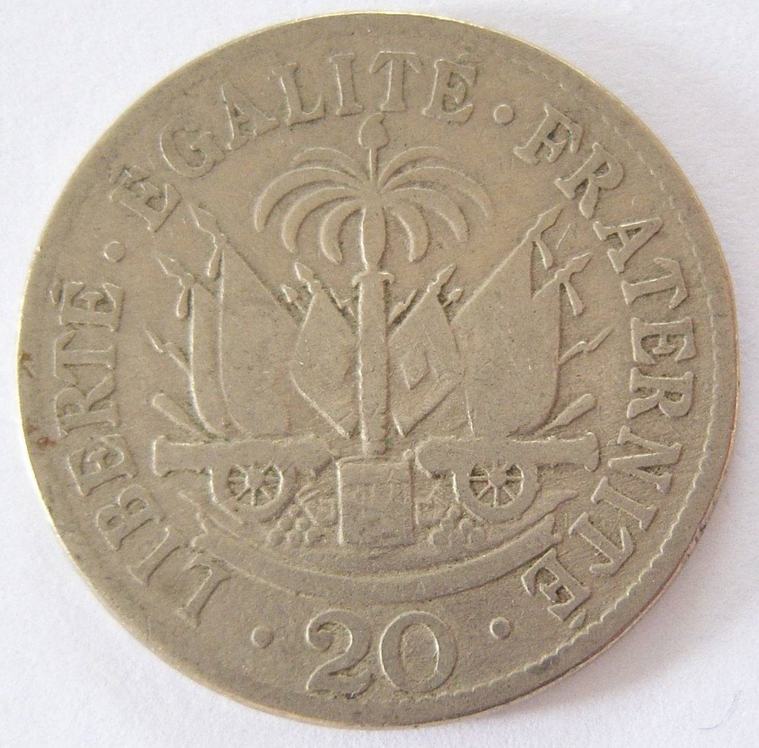  Haiti 20 Centimes 1907   