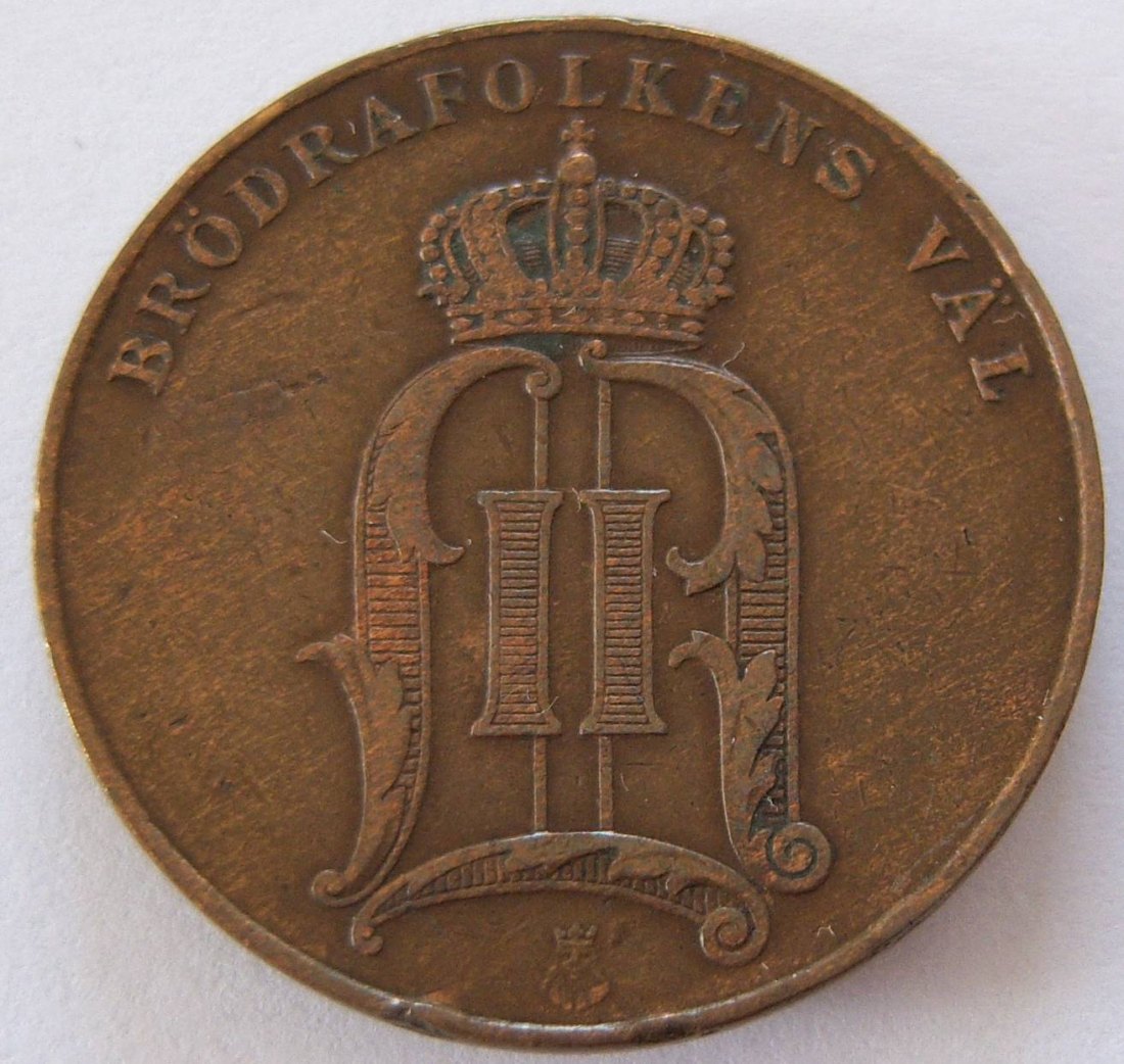  Schweden 5 Öre 1905 Bronze   