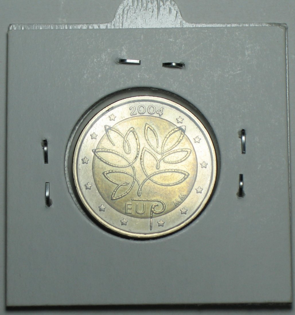  2 Euro Gedenkmünze Finnland 2004 Erweiterung der Europäischen Union   