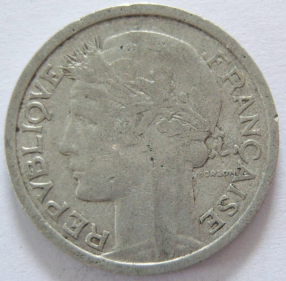  Frankreich 1 Franc 1948 B   