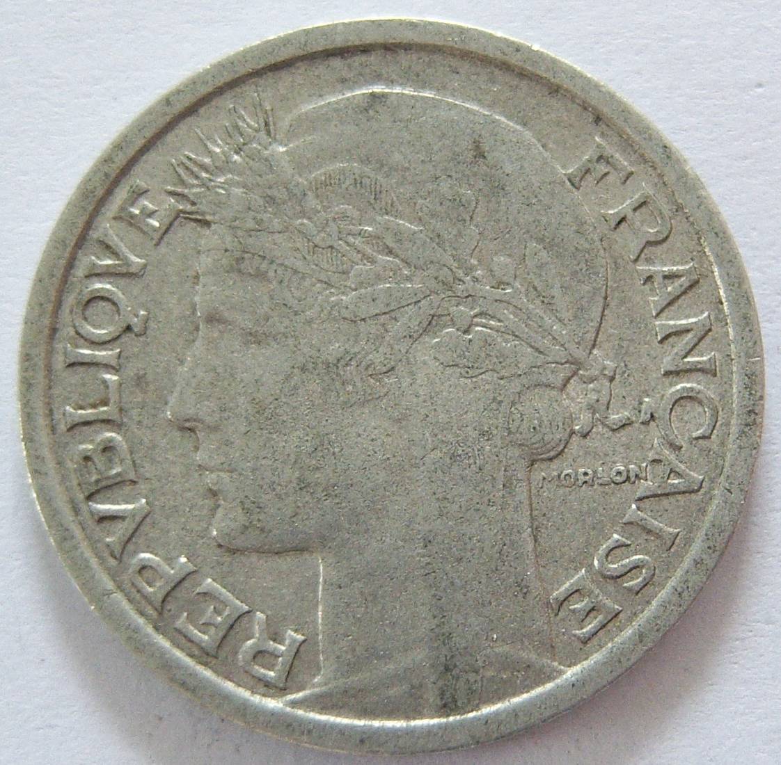  Frankreich 1 Franc 1957 B   