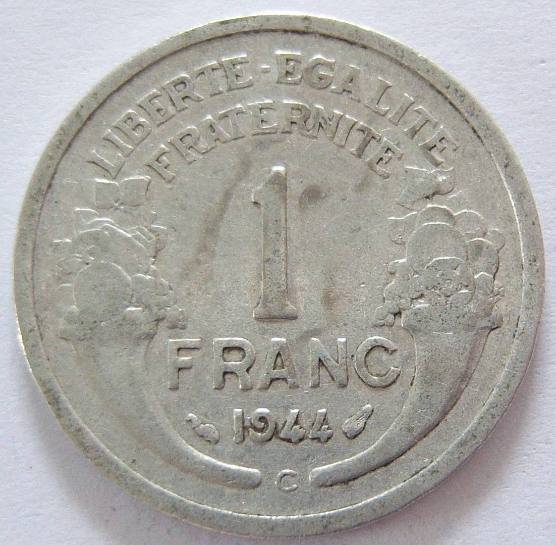  Frankreich 1 Franc 1944 C   