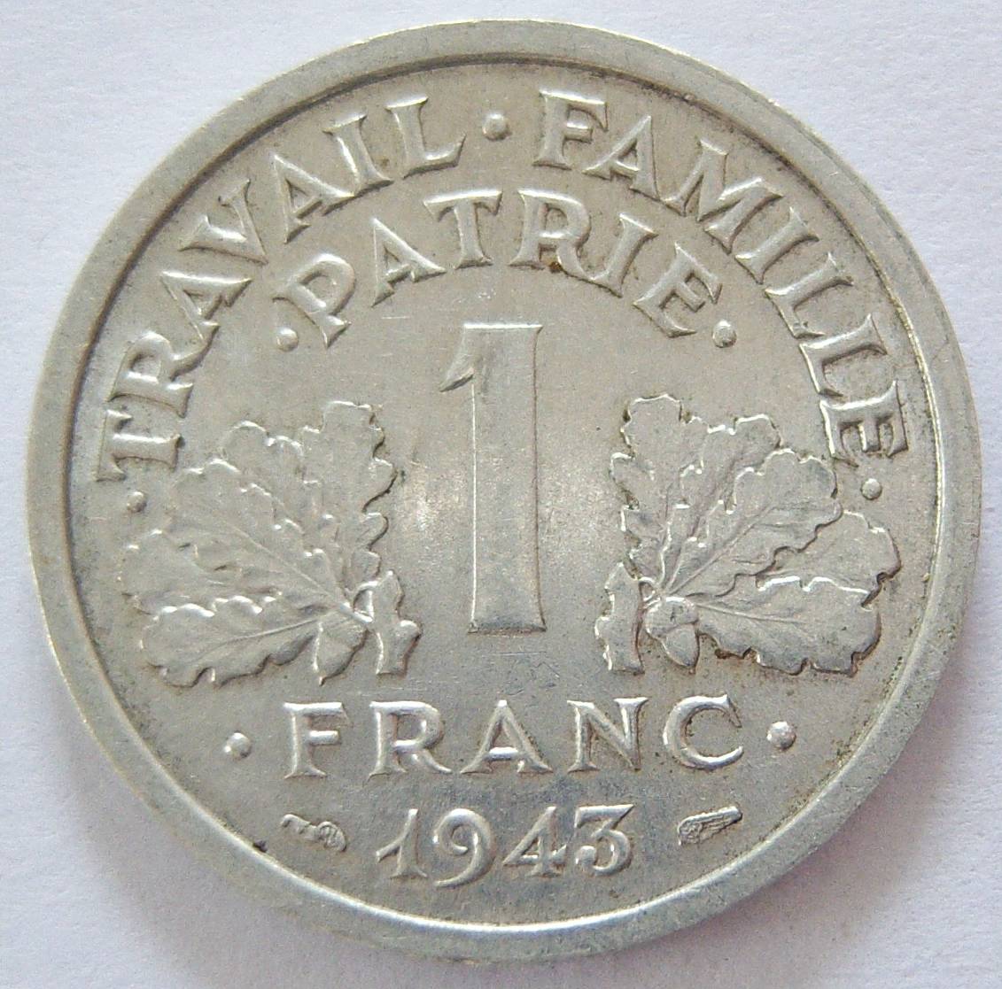  Frankreich 1 Franc 1943   