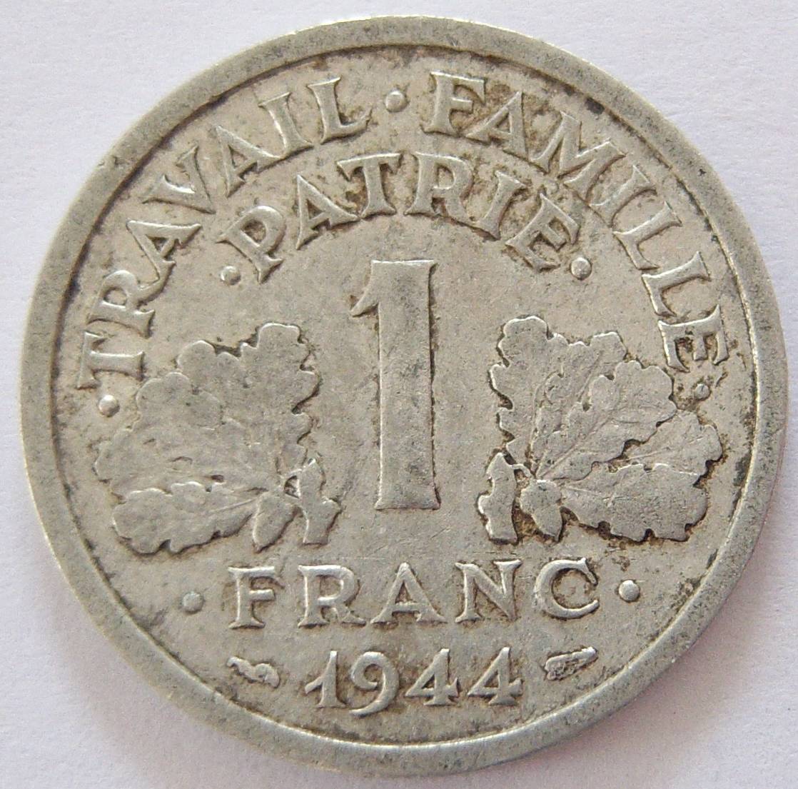  Frankreich 1 Franc 1944 B   