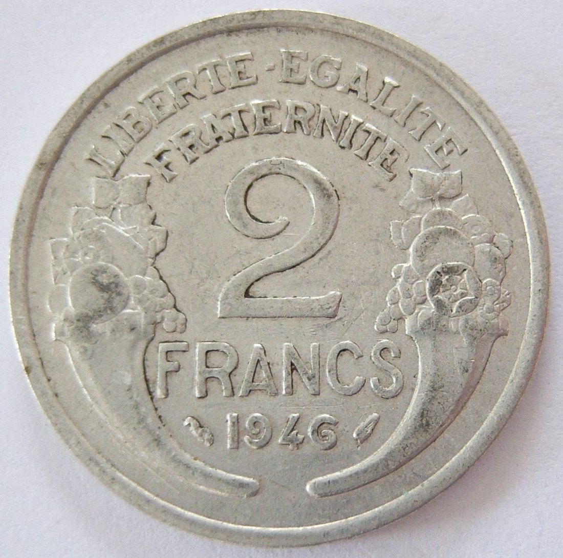  Frankreich 2 Francs 1946   