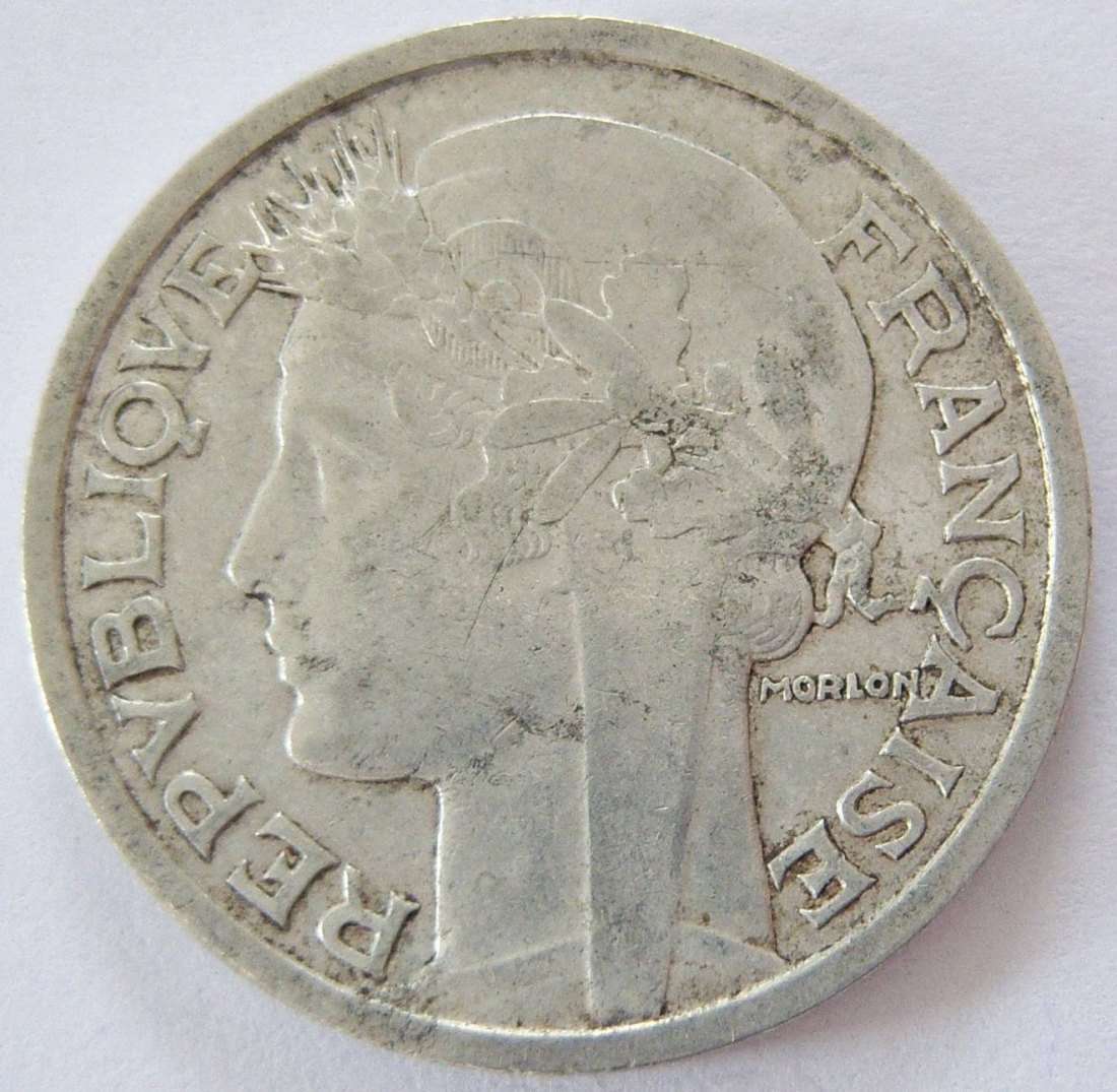  Frankreich 2 Francs 1947   
