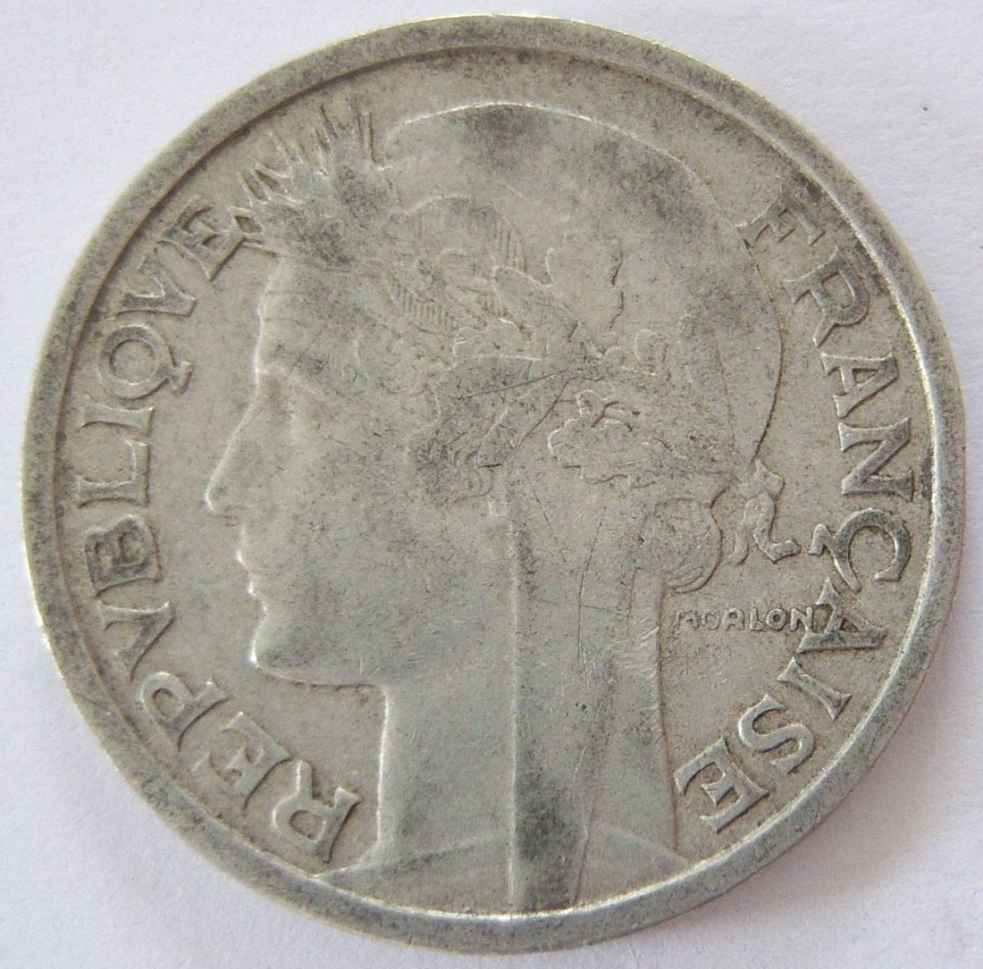  Frankreich 2 Francs 1948   