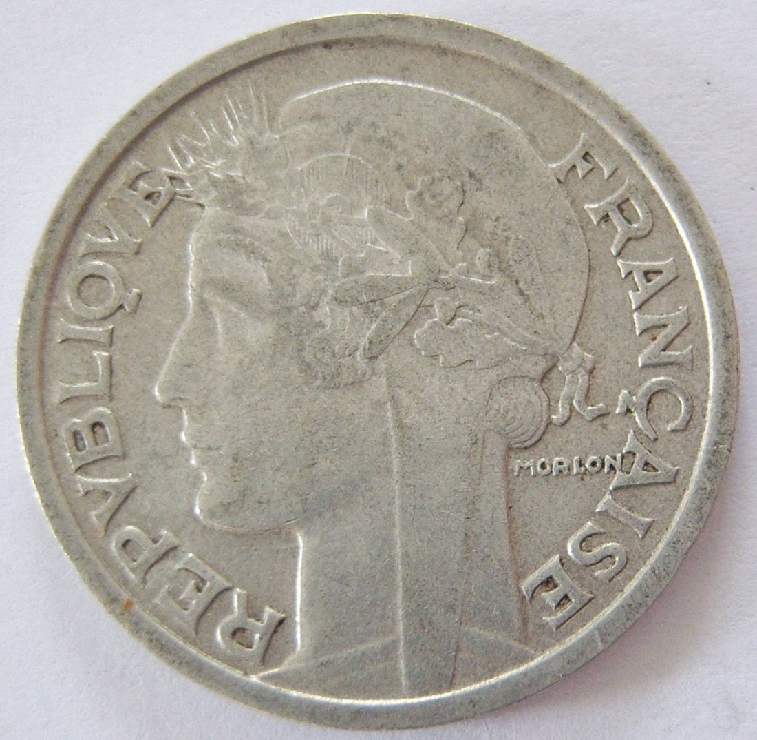  Frankreich 2 Francs 1949   