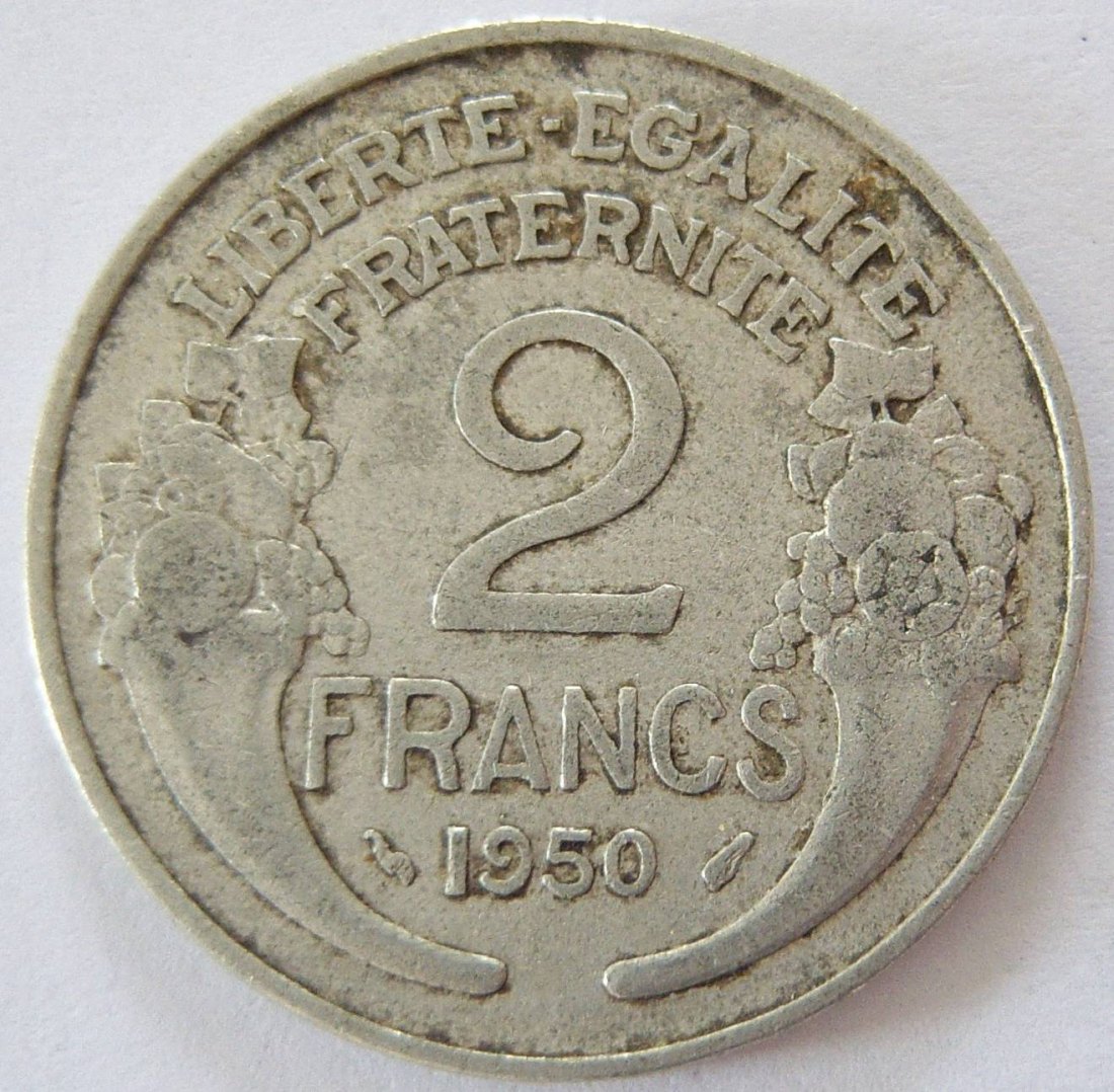  Frankreich 2 Francs 1950   