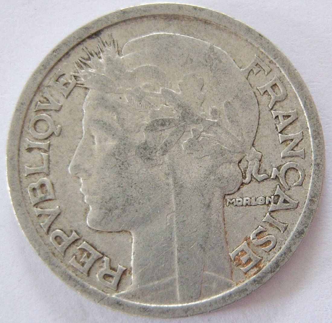  Frankreich 2 Francs 1946 B   