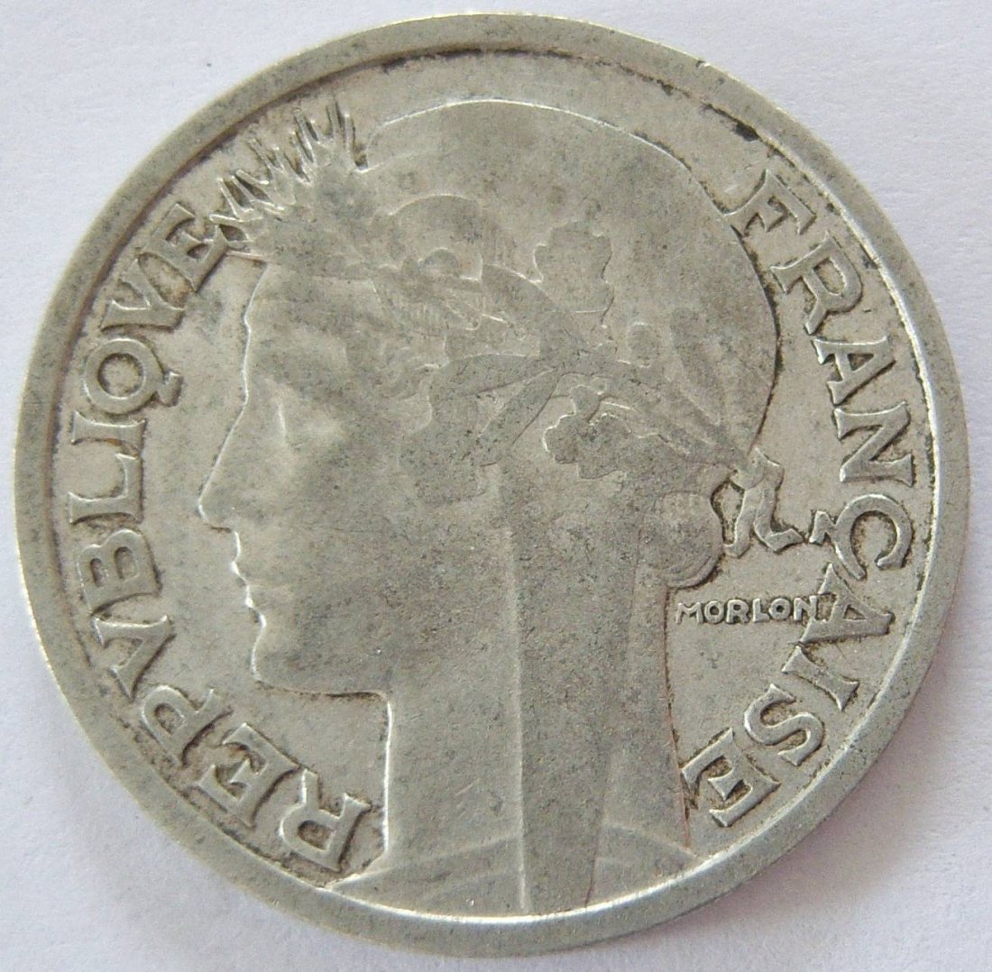  Frankreich 2 Francs 1947 B   