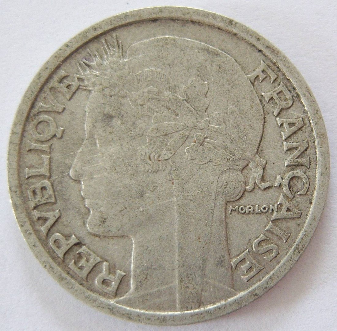  Frankreich 2 Francs 1949 B   