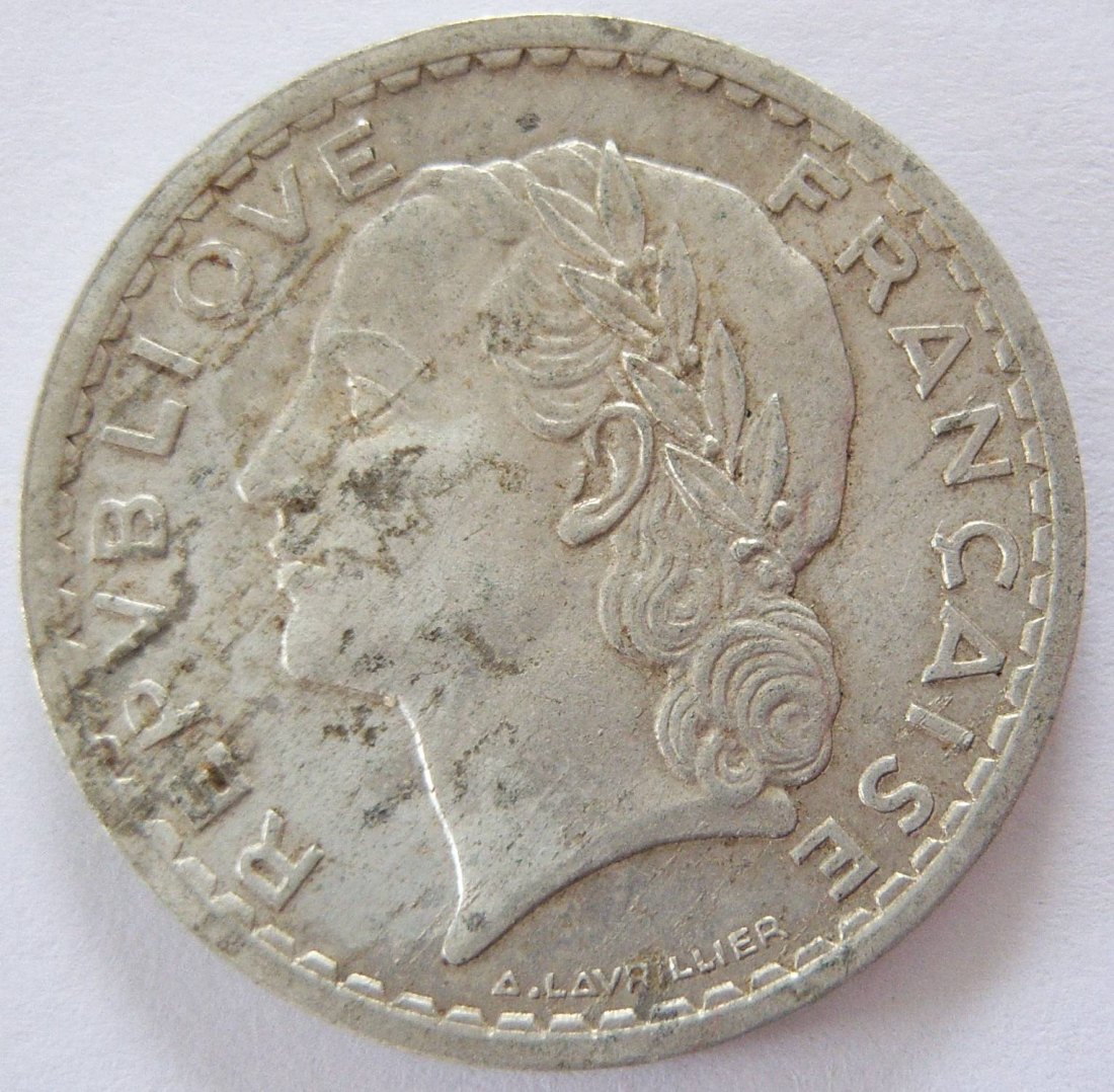  Frankreich 5 Francs 1945   