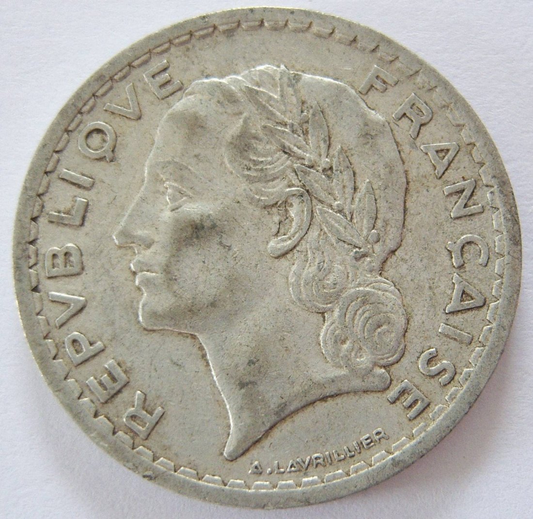  Frankreich 5 Francs 1946   