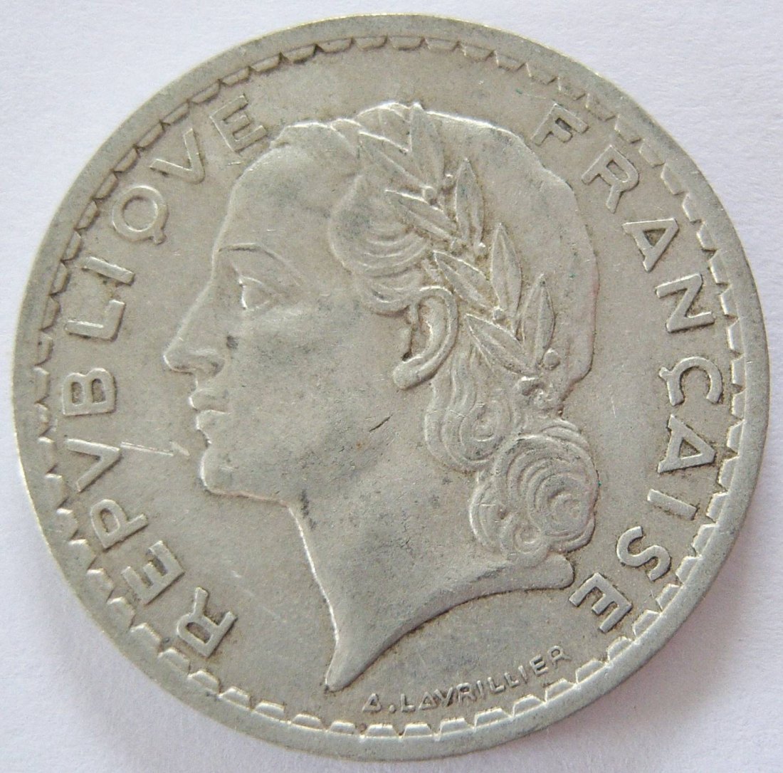  Frankreich 5 Francs 1947   