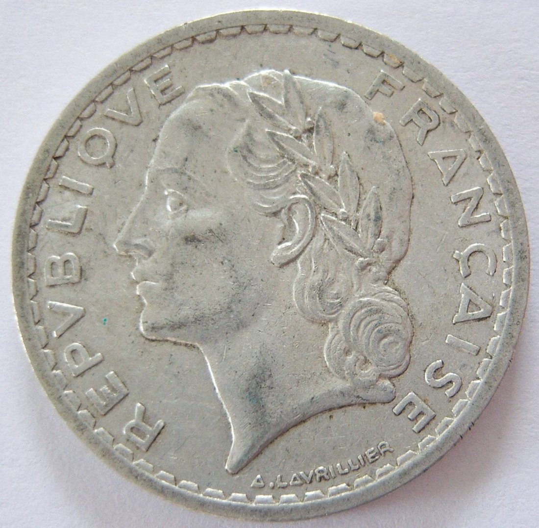  Frankreich 5 Francs 1949   