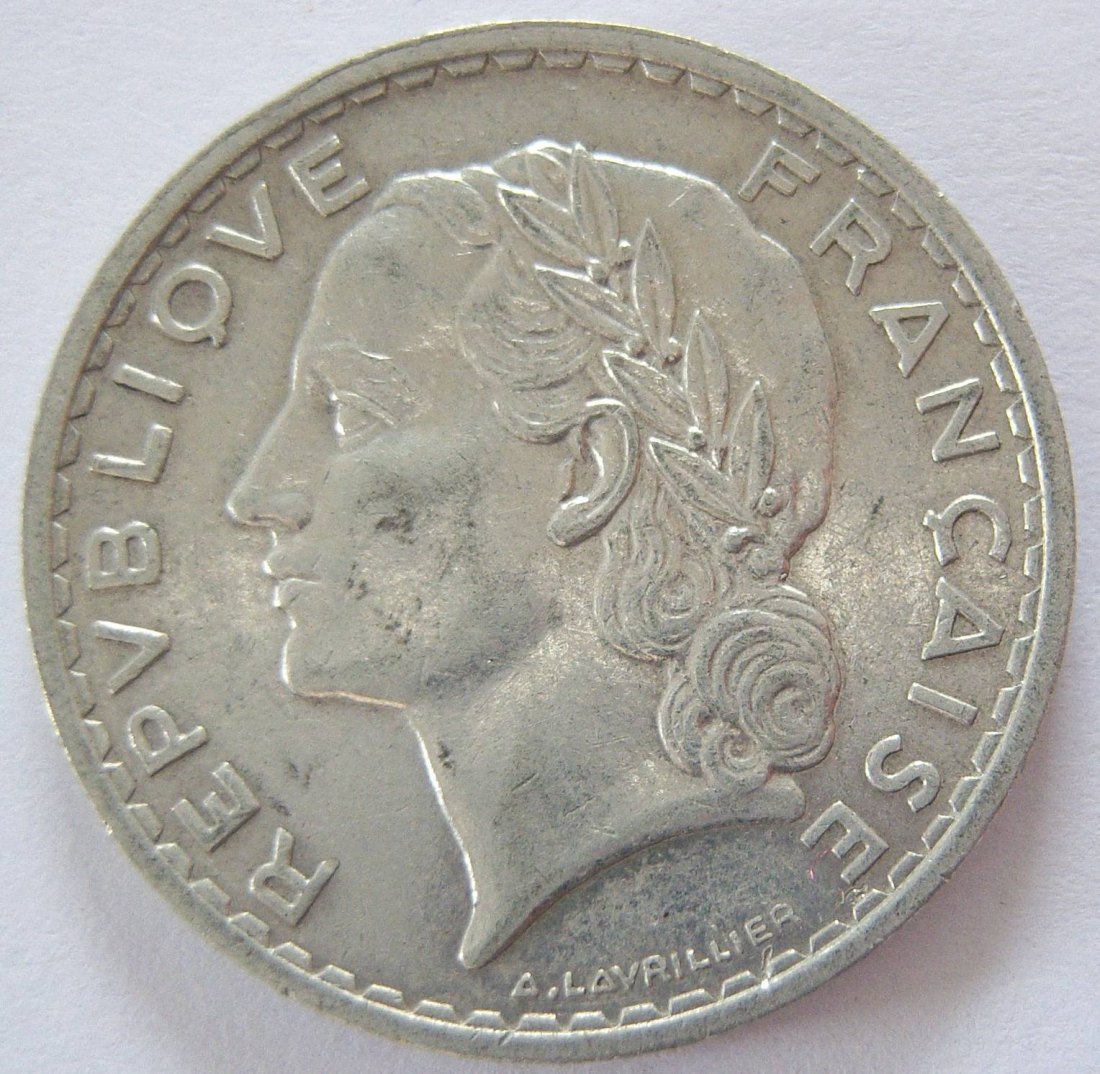  Frankreich 5 Francs 1950   