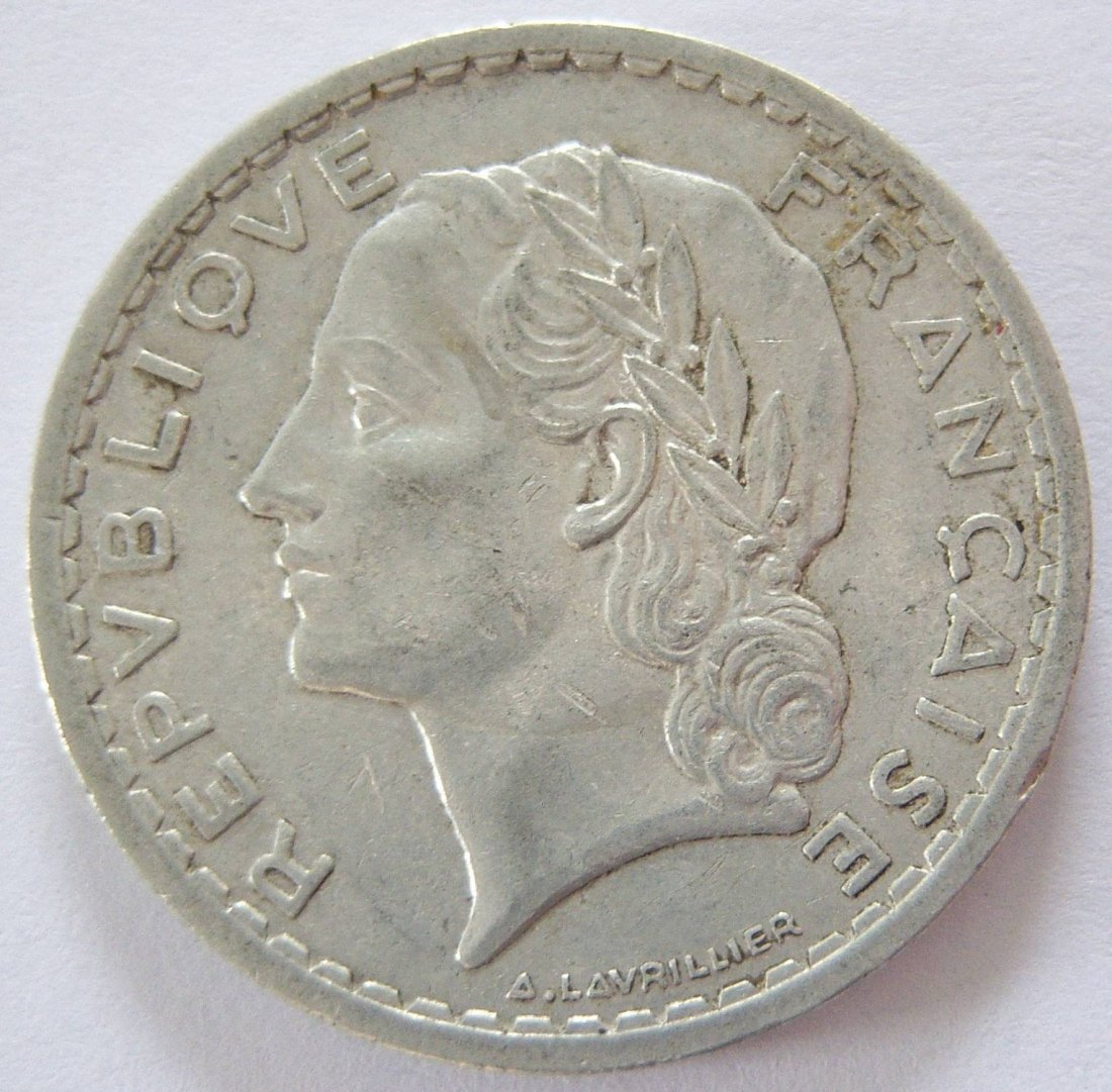  Frankreich 5 Francs 1949 B   