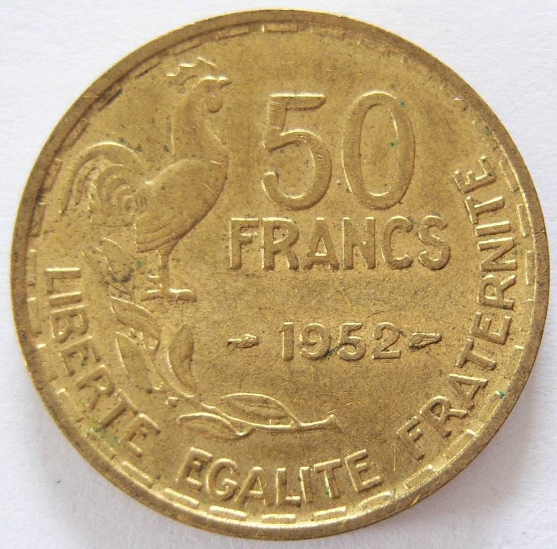  Frankreich 50 Francs 1952   