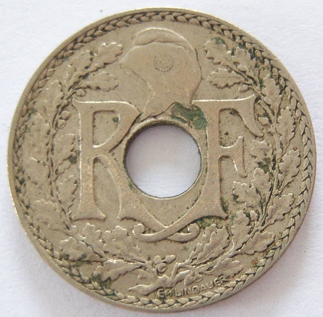  Frankreich 10 Centimes 1920   