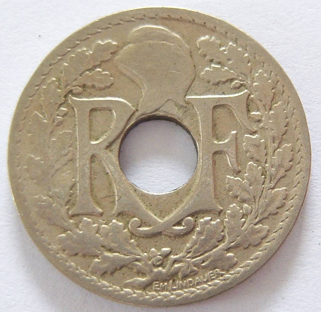  Frankreich 10 Centimes 1923   