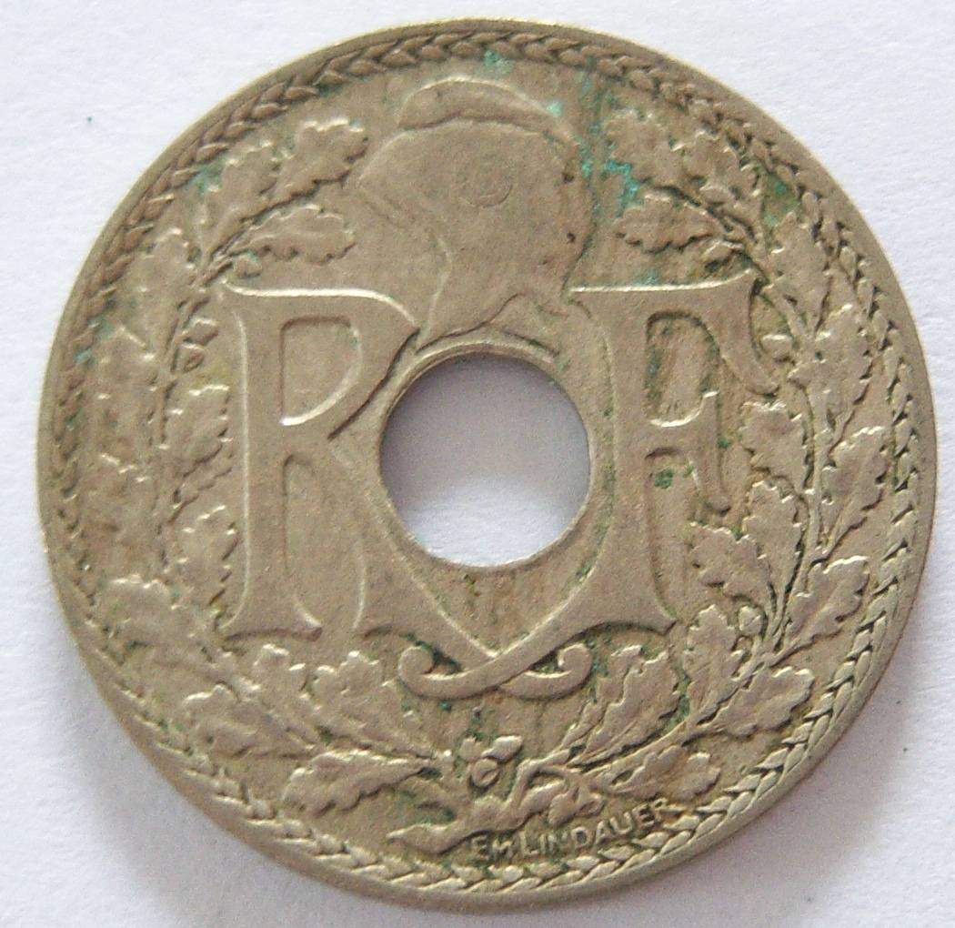  Frankreich 10 Centimes 1924   