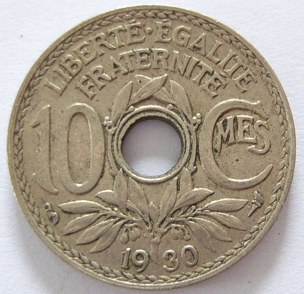  Frankreich 10 Centimes 1930   