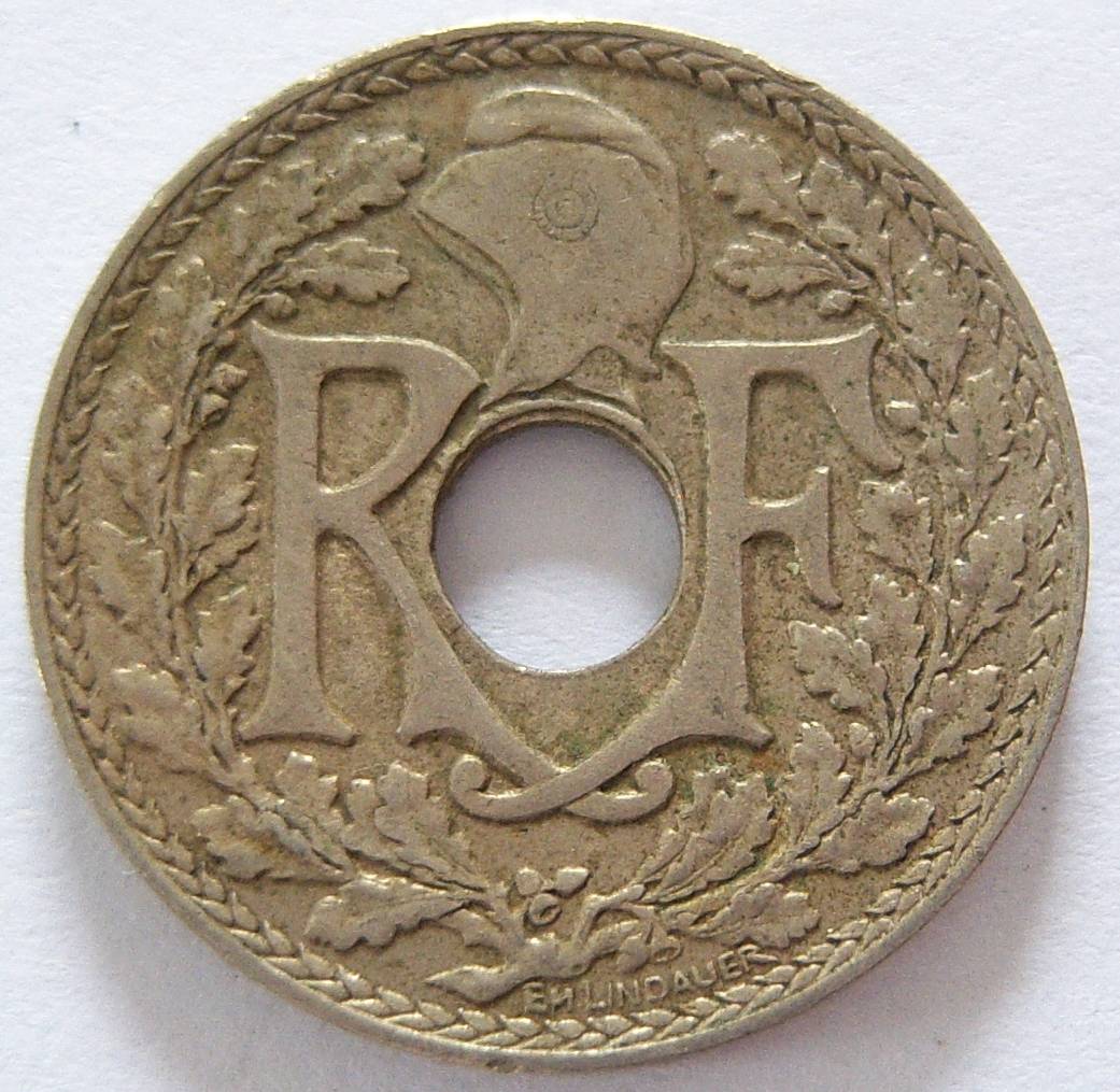  Frankreich 10 Centimes 1936   