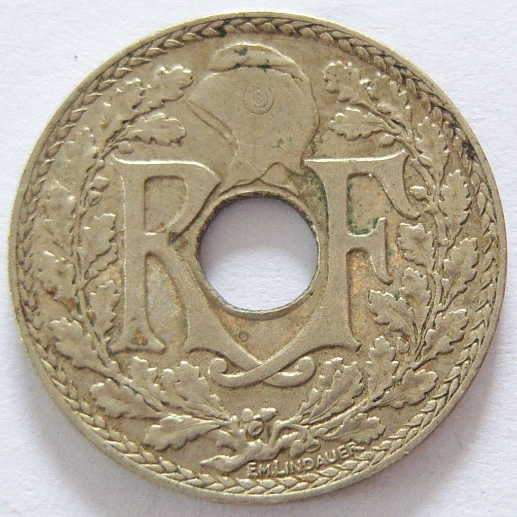  Frankreich 10 Centimes 1939   