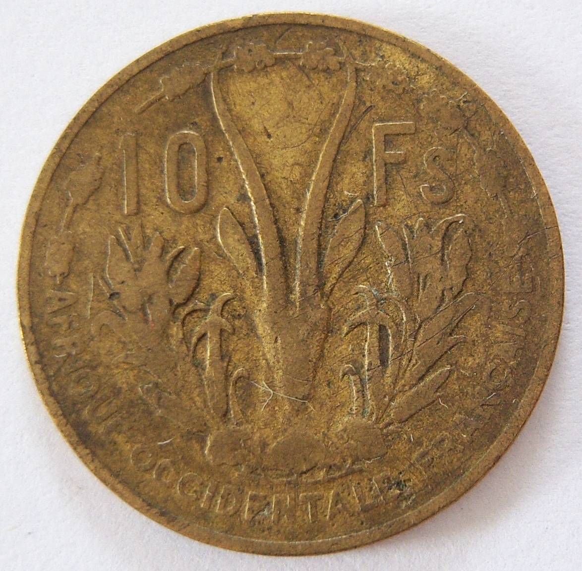  Französisch Westafrika 10 Francs 1956   