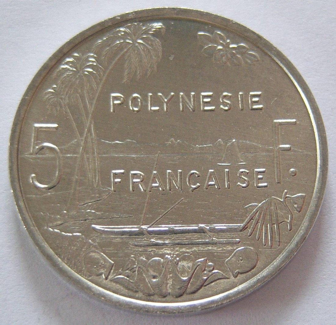  Französisch Polynesien 5 Francs 1994 Alu   