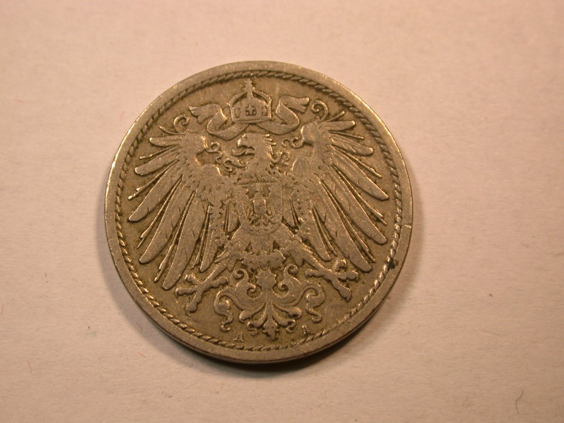  D07 KR  10 Pfennig 1910 A in ss  Orginalbilder   
